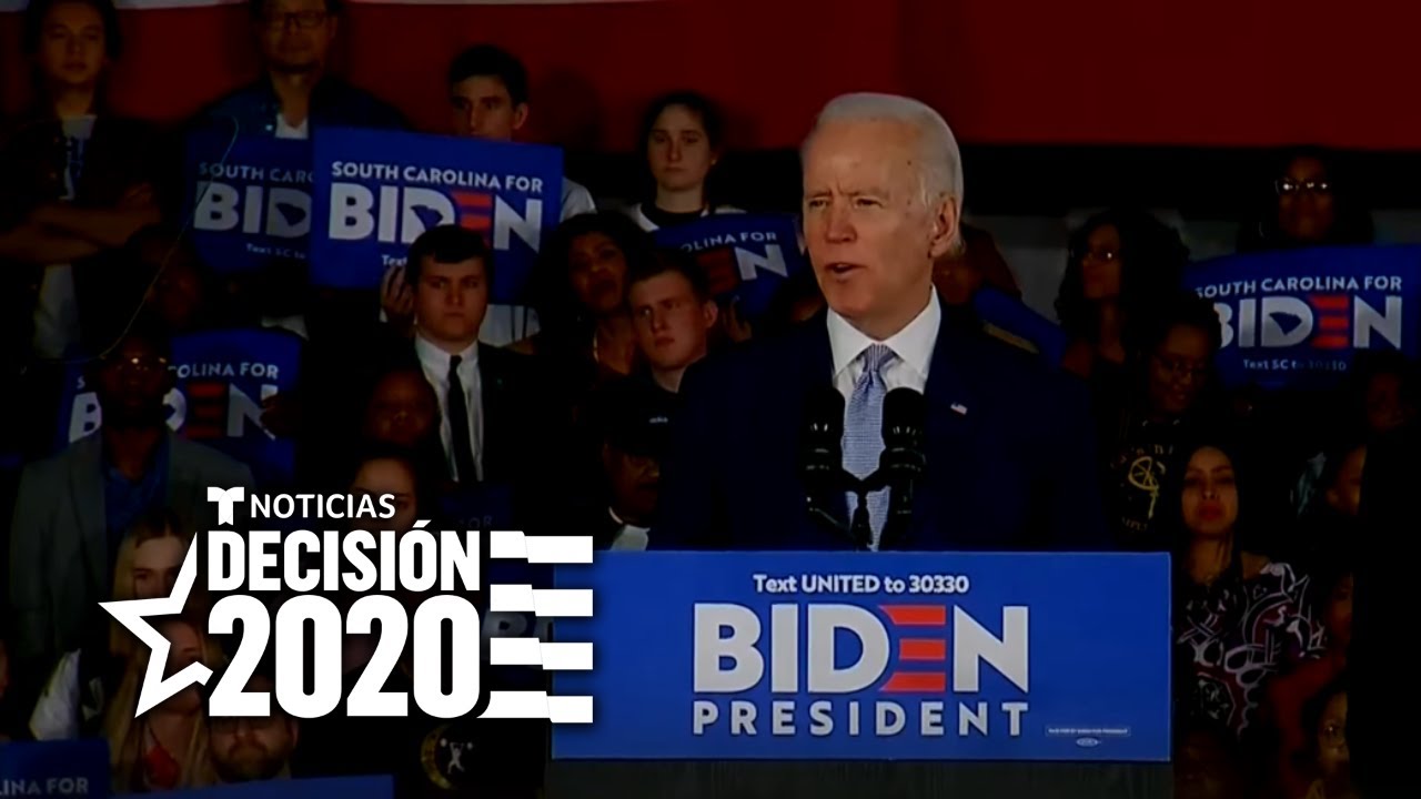 EN VIVO: Joe Biden celebra su decisiva victoria en las primarias de Carolina del Sur | Telemundo