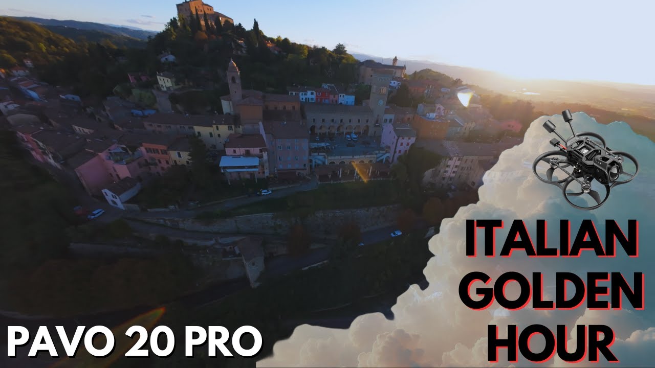 Flying Over Bertinoro at Autumn Sunset | Cinematic FPV Flight Above an Italian Hilltop Village 🍂