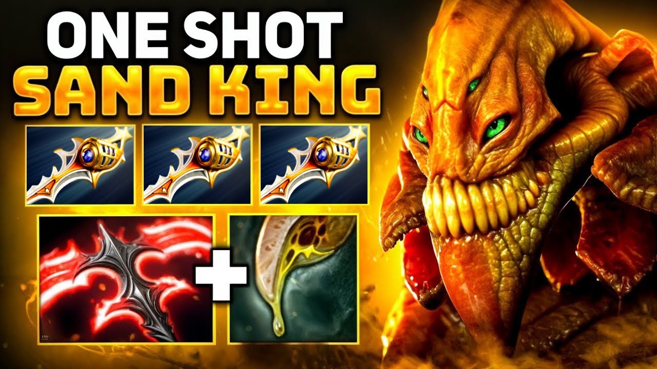 One Shot Sand King x4Divine Rapier 🔥🔥🔥7.40b New Meta 28 Kills | Dota 2 Gameplay