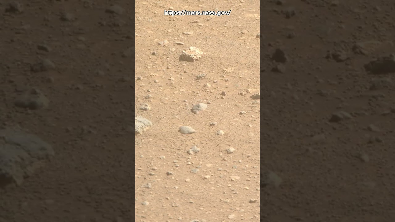 Perseverance Rover Sol 1718  | Mars New 4k Video | Mars 4k Video | Mars In 4k | Mars #shorts