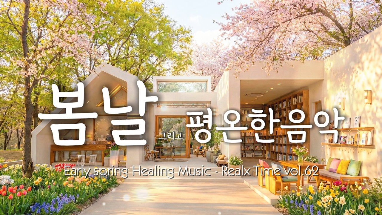 🎵 마음책방과 봄 힐링음악｜Healing Music · Quiet Rest Time vol.62