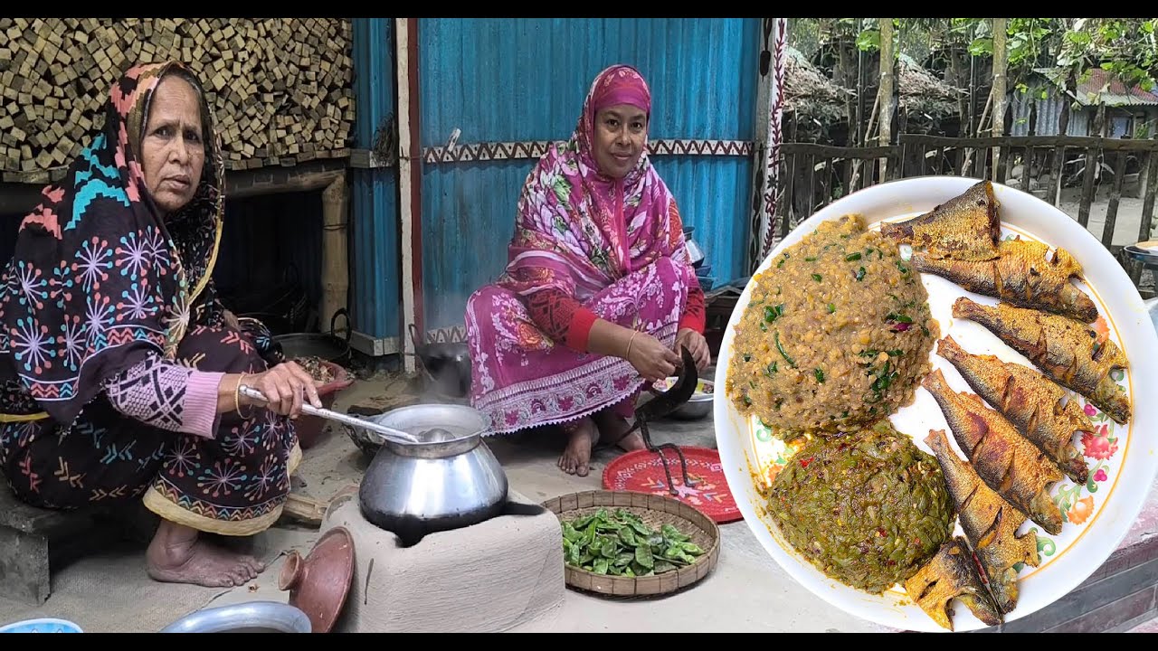 সকালের নাস্তায় মজাদার কয়েক রকমের ভর্তা সাথে  মচমচে ইলিশ মাছ ভাজা ওহ খাবারটা জমে গেল