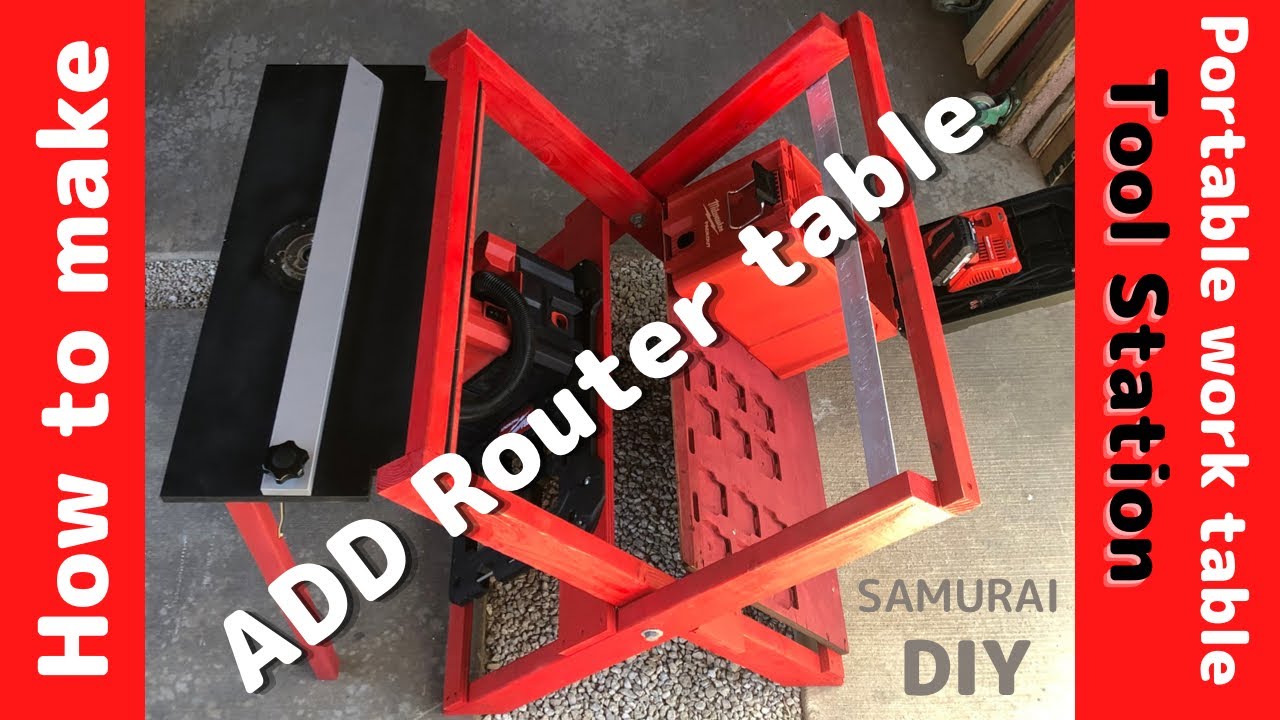 PACKOUT mods / Folding Work Bench / Router Table / Milwaukee Tools setup, hacks, ideas