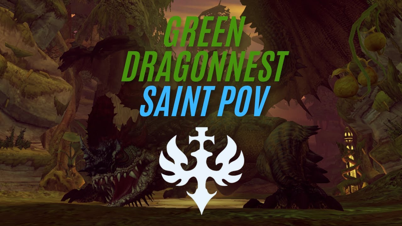[Saint] Dragonnest Classic - Green DragonNest Normal Mode - Healer Pov [No Die]