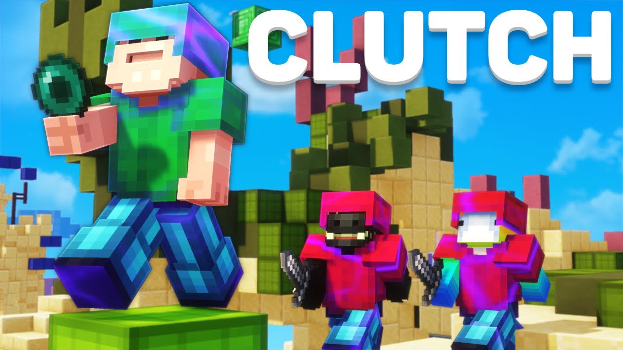 Самые напряжённые схватки 1 на 4 в рейтинговых Bedwars