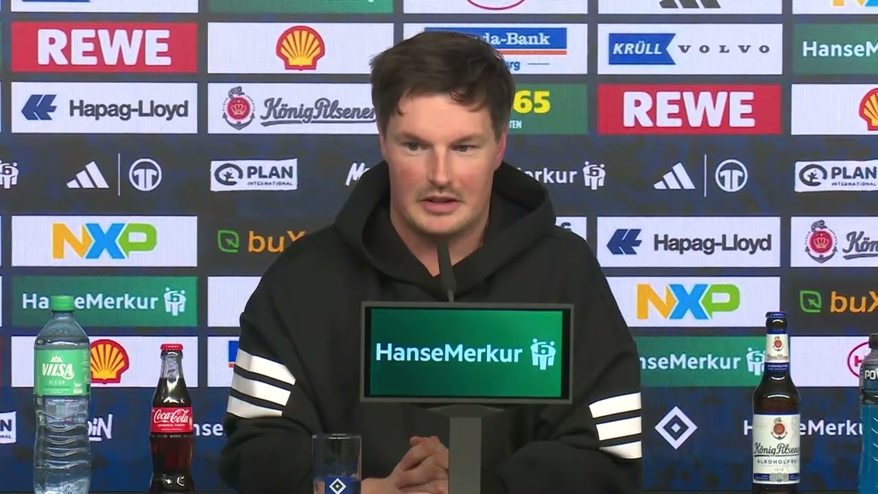 HSV Pressekonferenz vor dem Spiel gegen 1. FC Heidenheim