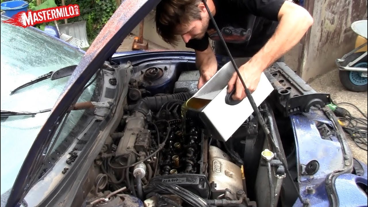 Test! Cooking oil as engine oil