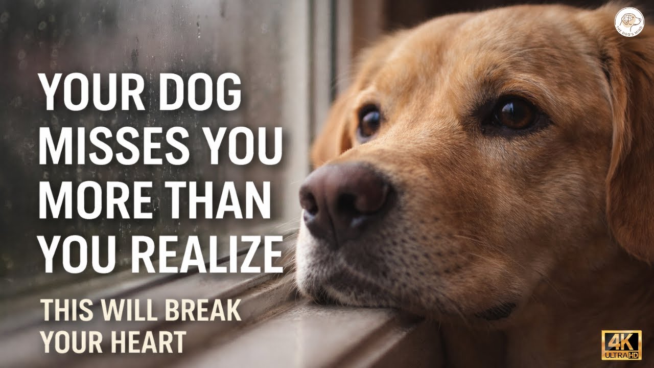 Ваша собака скучает по вам больше, чем вы думаете.
