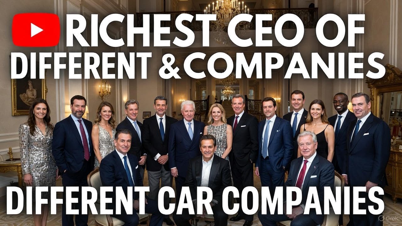 RICHEST CEO OF DIFFERENT CAR COMPANIES