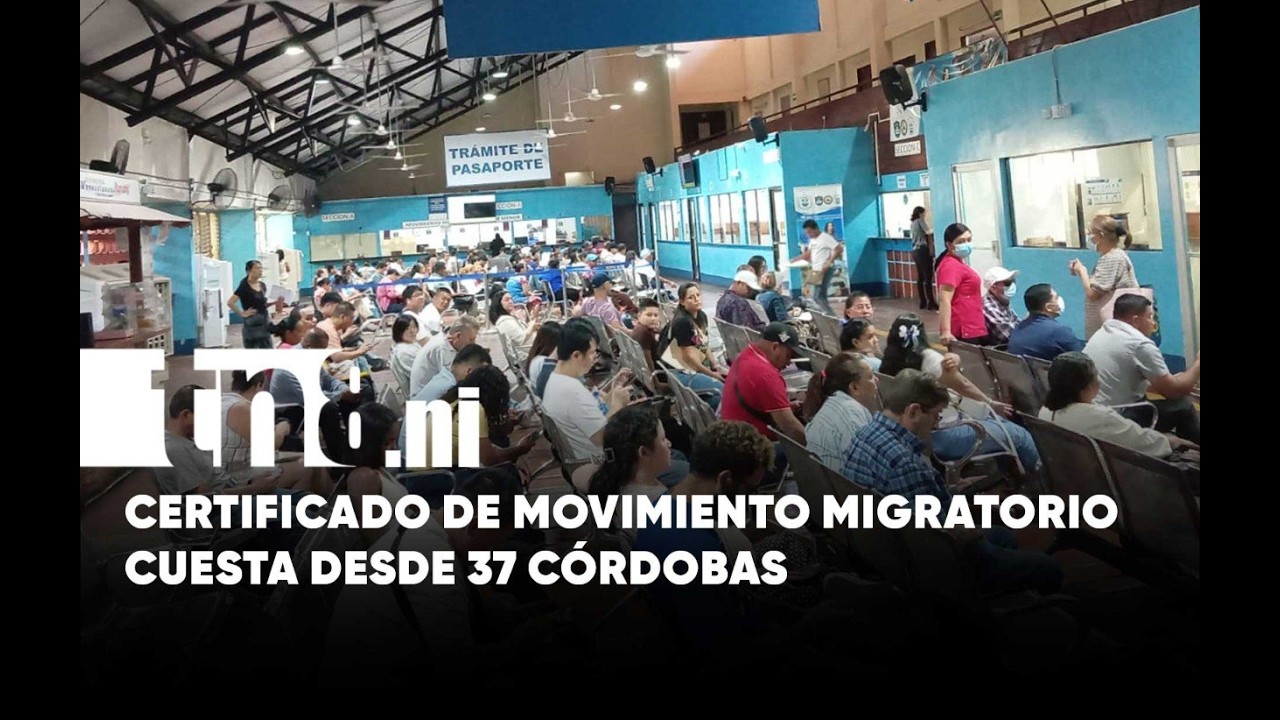 Migración informa sobre costos y plazos del certificado de Movimiento Migratorio