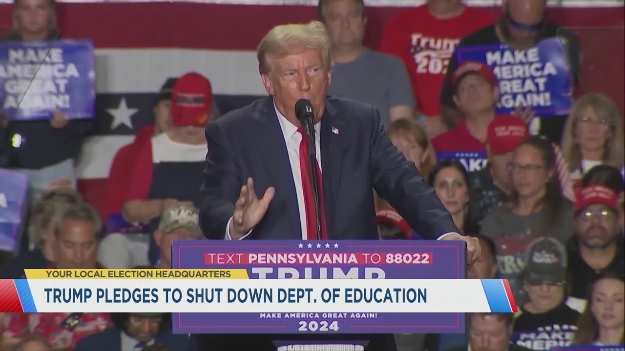 Trump pledged to close Department of Education