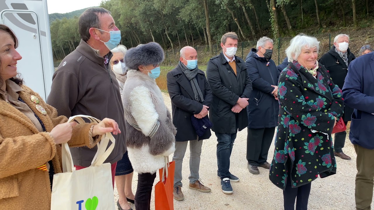 INAUGURATION AIRE CAMPING CAR PARK AMELIE - LES - BAINS