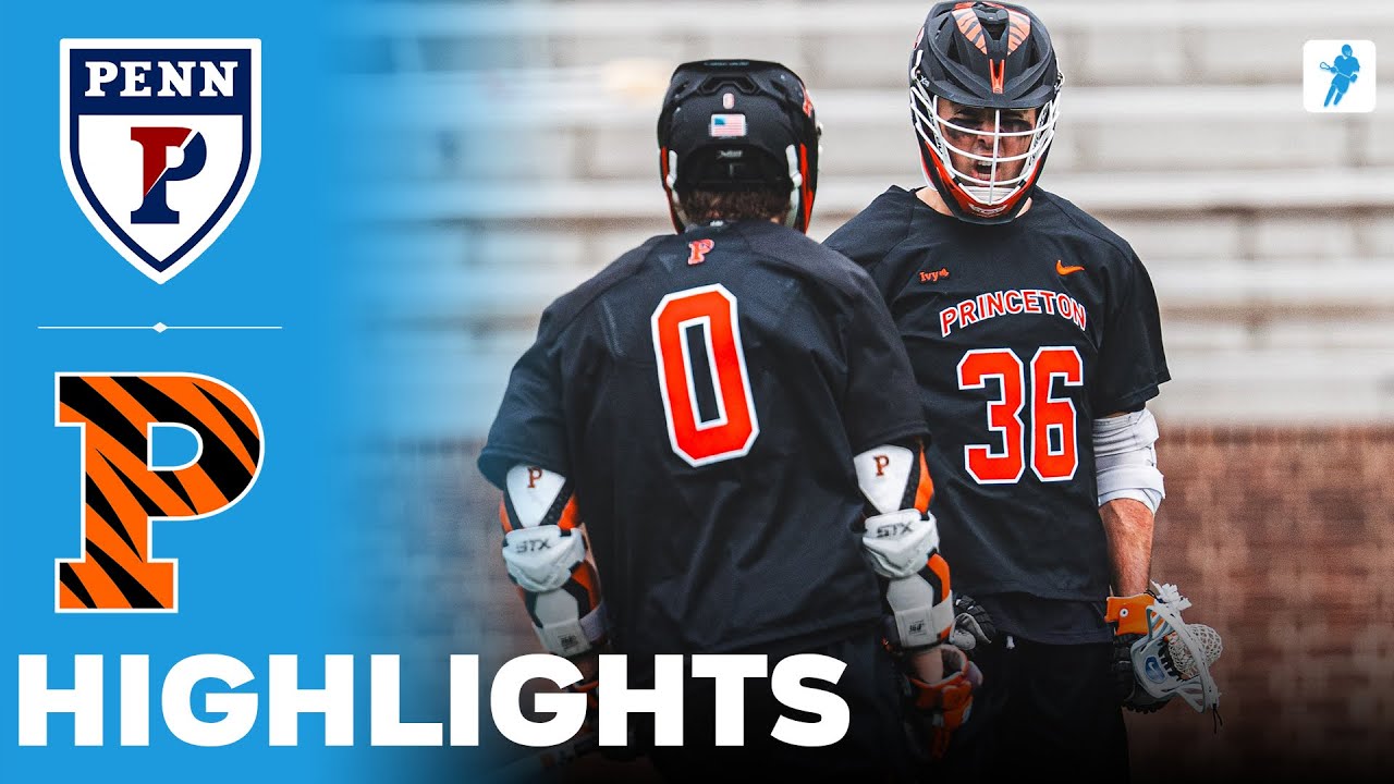 Penn vs Princeton | NCAA College Lacrosse | Highlights - April 19, 2025