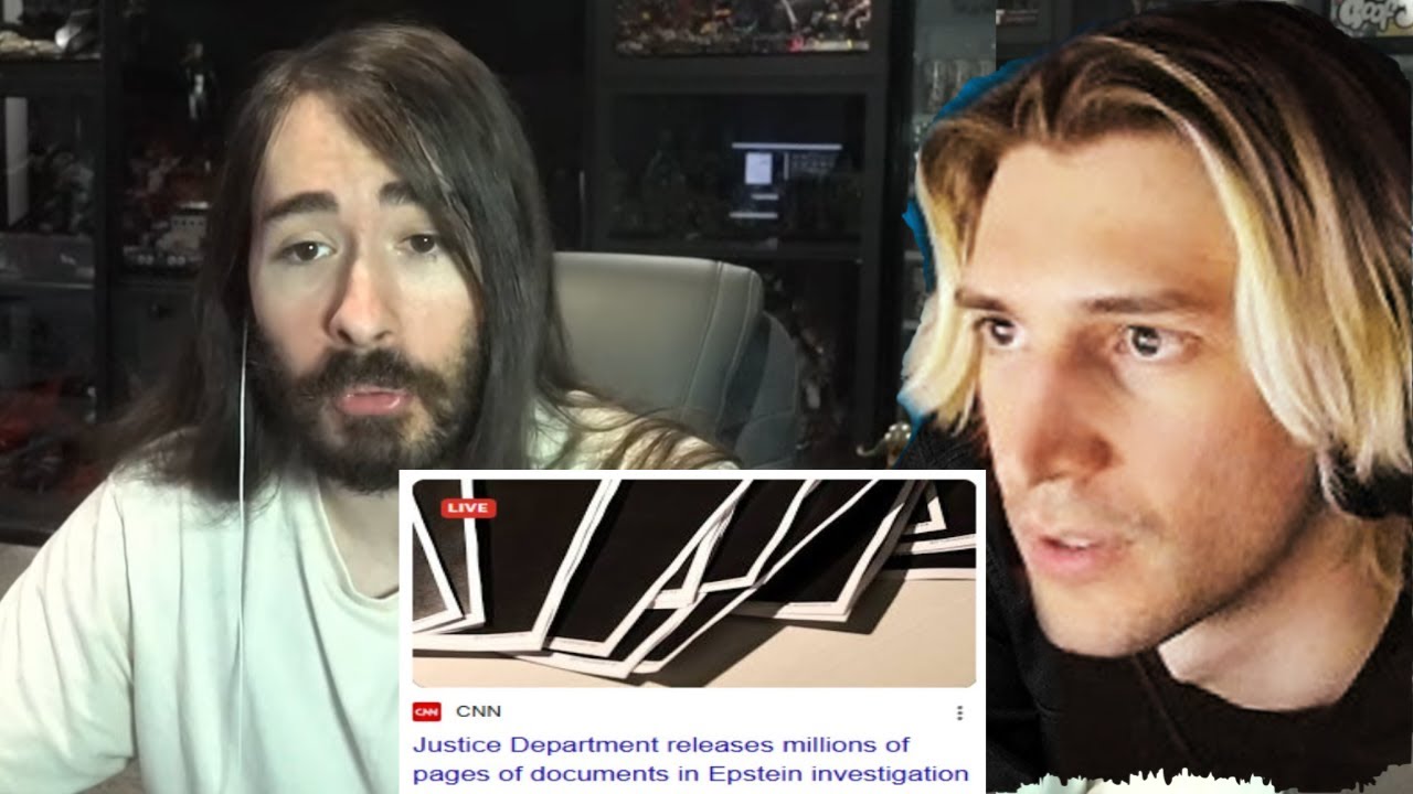 XQC On MILLIONS of New Epstein Files Just Released
