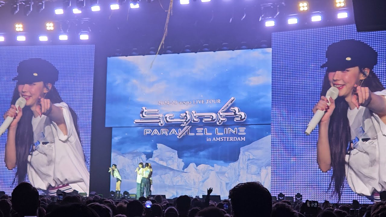 250306 aespa 에스파 SYNK: PARALLEL LINE Full Concert at AFASLive Amsterdam, Netherlands 4K fancam