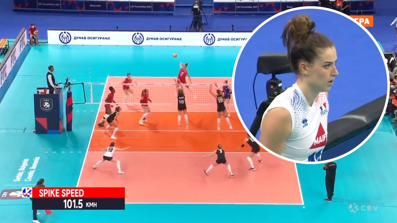 ลูซิลล์ กิคเกล ฝรั่งเศส โอลิมปิก 2024 มาแน่ !! Lucille Gicquel Best Opposite Spiker from France