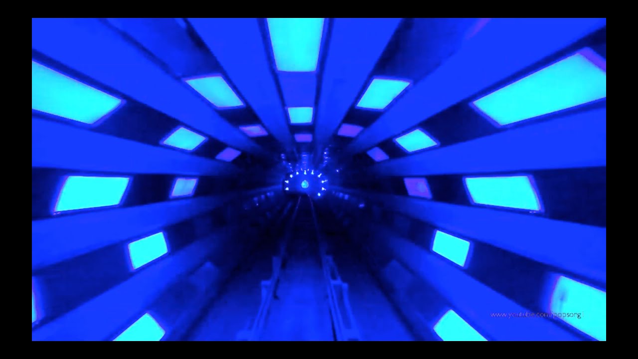 Space Mountain in Reverse (Backwards) Front Row POV Magic Kingdom Walt Disney World HD 1080p