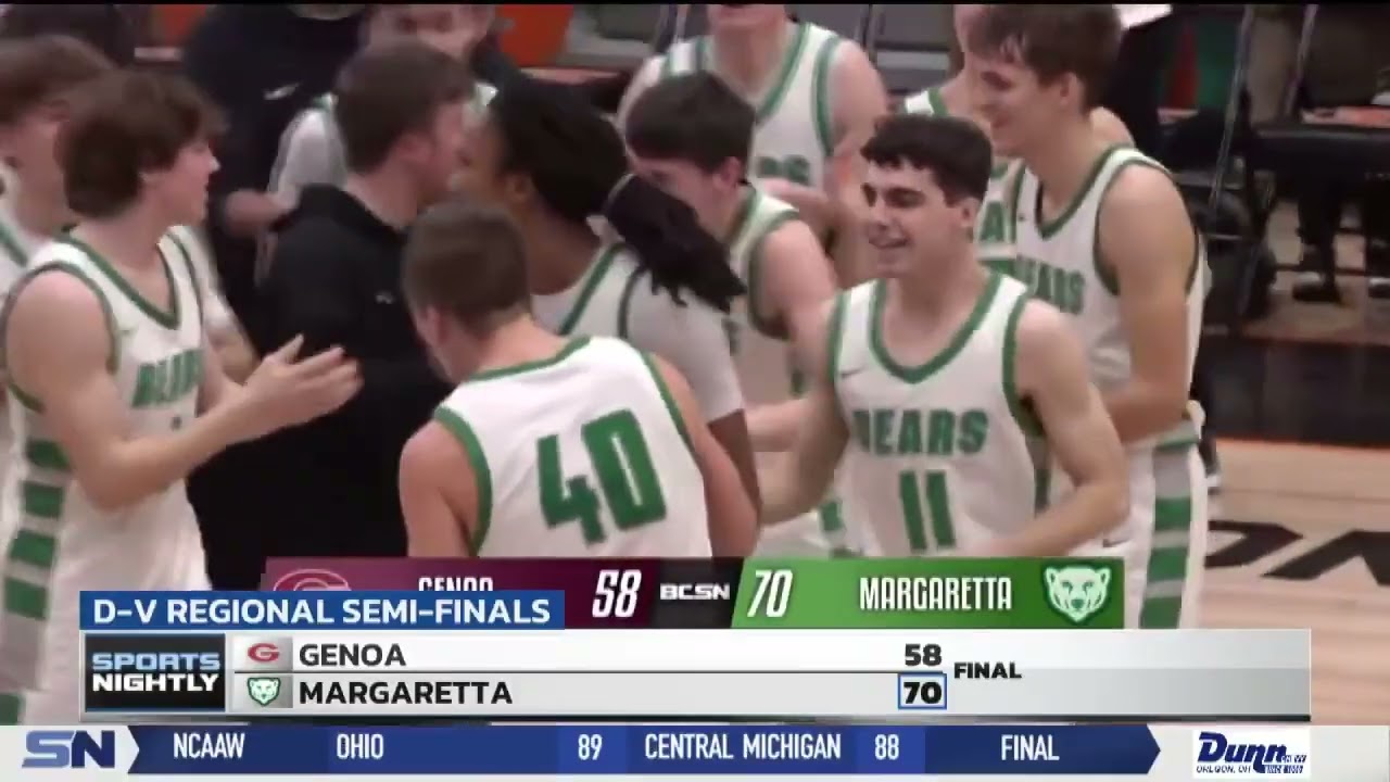 Boys Basketball BCSN Highlights--Regional Semi Final vs Genoa