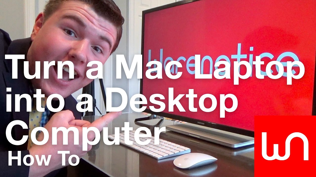 Как превратить MacBook в настольный компьютер!