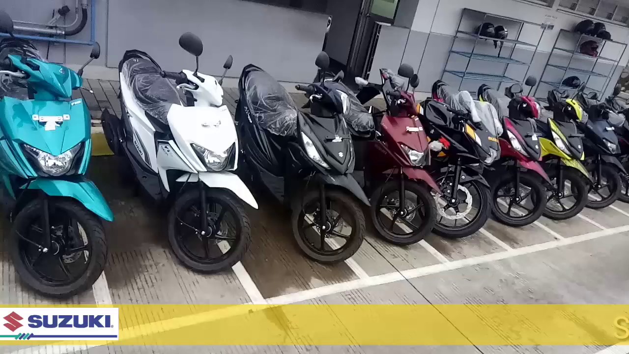 Motor Matic Suzuki warna &model Terbaru April 2020||suzuki indonesia