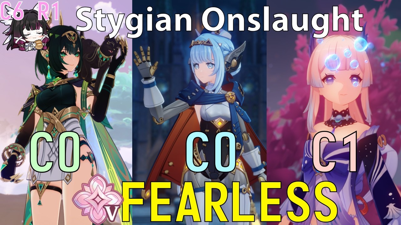 Stygian Onslaught 6.3 | C0 Nefer + C6R1 Columbina, C0 Ineffa, C1 Kokomi DPS | Genshin Impact Luna IV