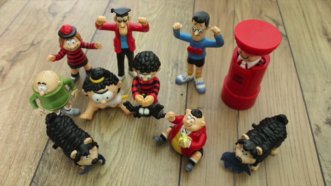 The Beano McDonald's 9 Happy Meal Toys from 2000 Collection