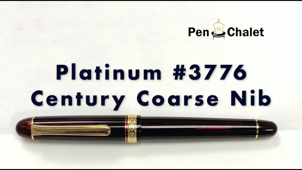 Platinum #3776 Juicy Big Nib Fountain Pen Just in Time for Fountain Pen Day and Fat Nib Friday!