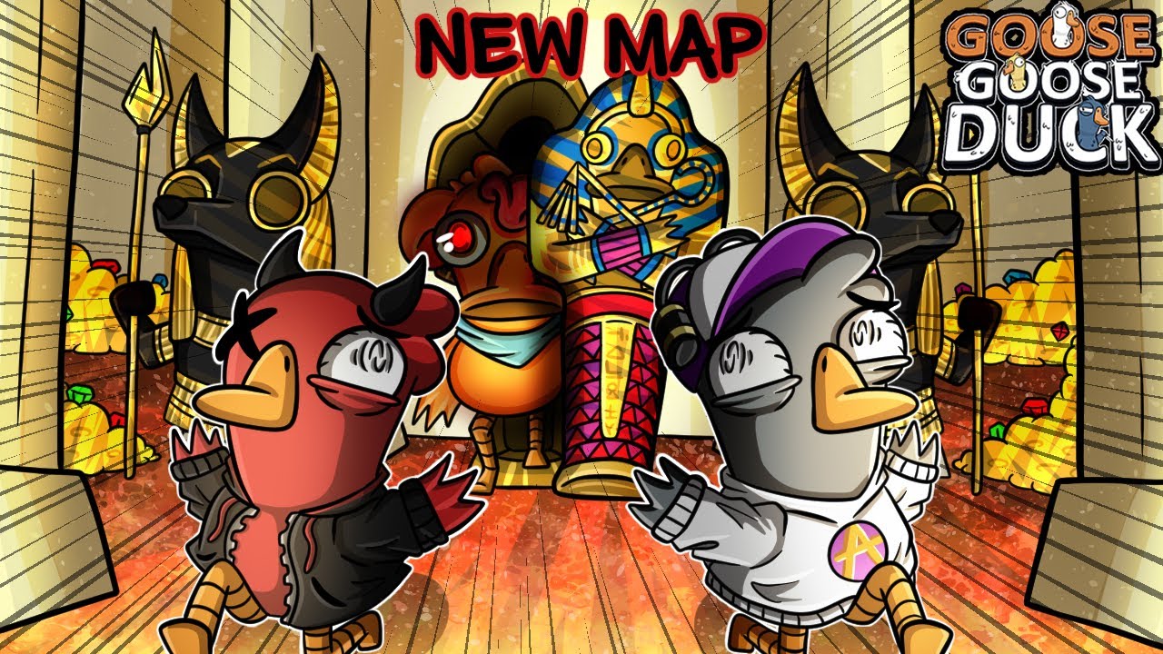 *NEW MAP* IS FINALLY HERE! | Goose Goose Duck (ft. Cartoonz, Squirrel, & More)