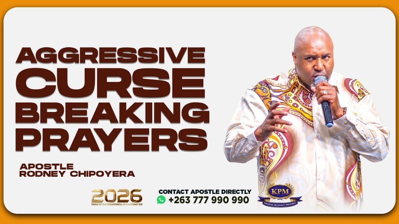 AGGRESSIVE CURSE BREAKING PRAYERS PRAYER - APOSTLE RODNEY CHIPOYERA 