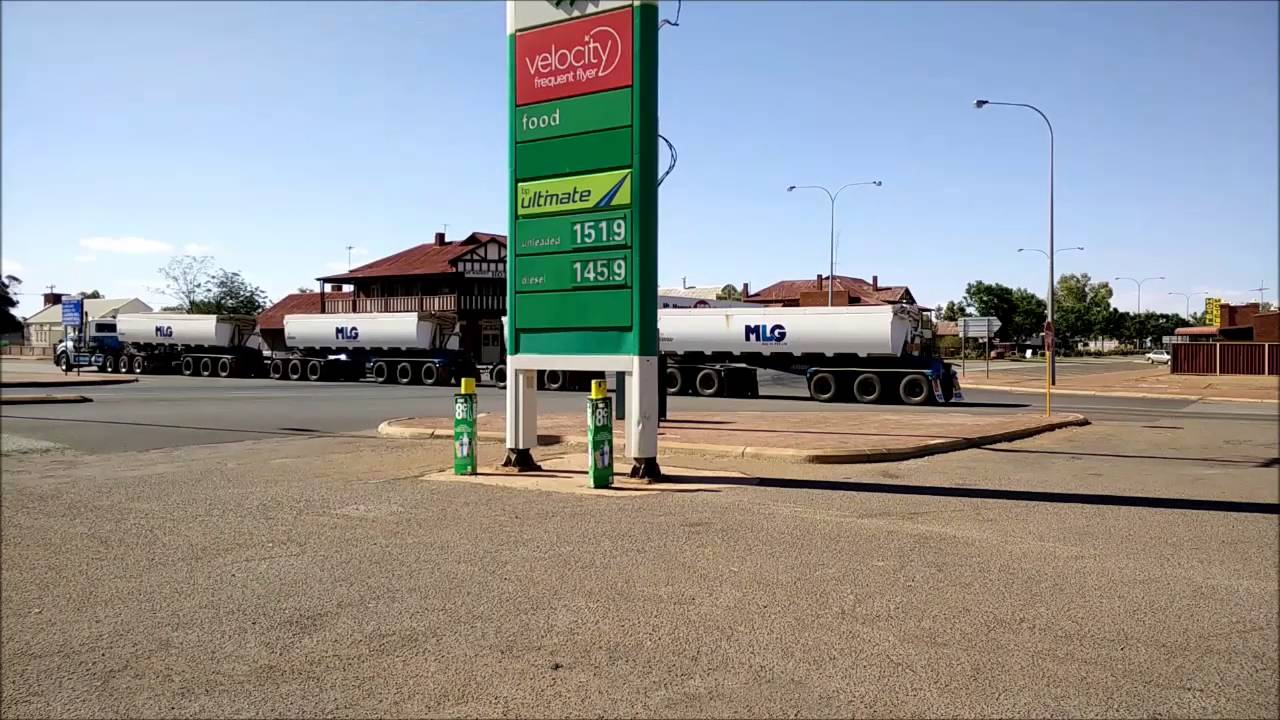 Road Train in Mount Magnet [Western Australia]
