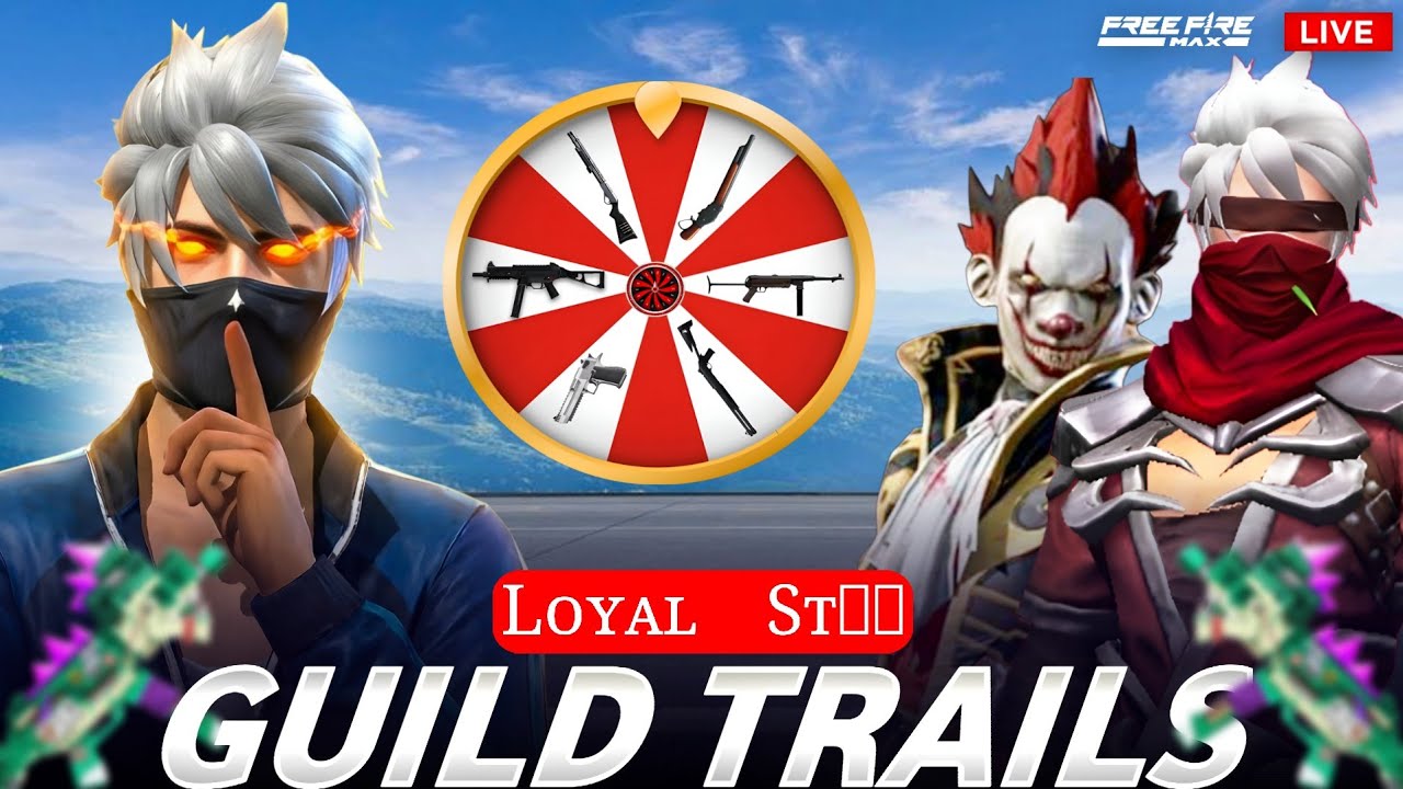 free fire telugu players loyal guild trials #toji #tojiff #supertojiff #dfg #mbg