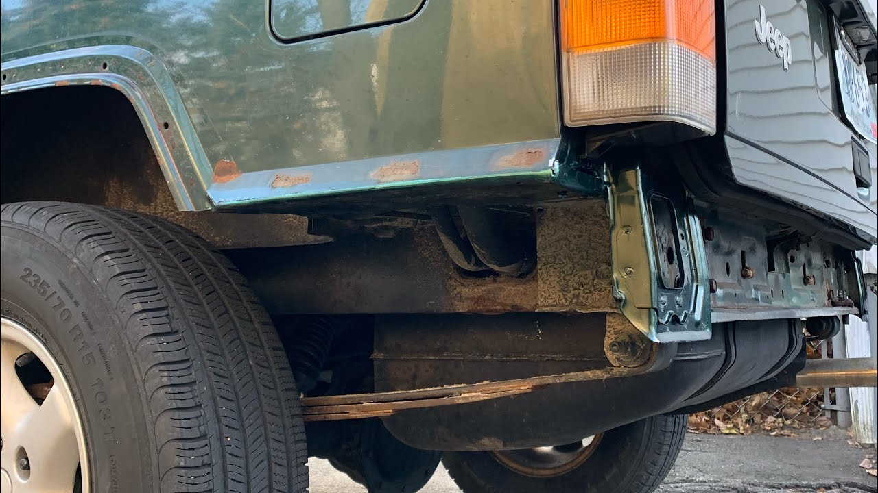 Jeep Xj Cut and Fold & Bumper removal ( Part 1 )
