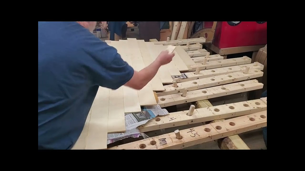 Making a Soundboard Panel for the Haddorff Upright
