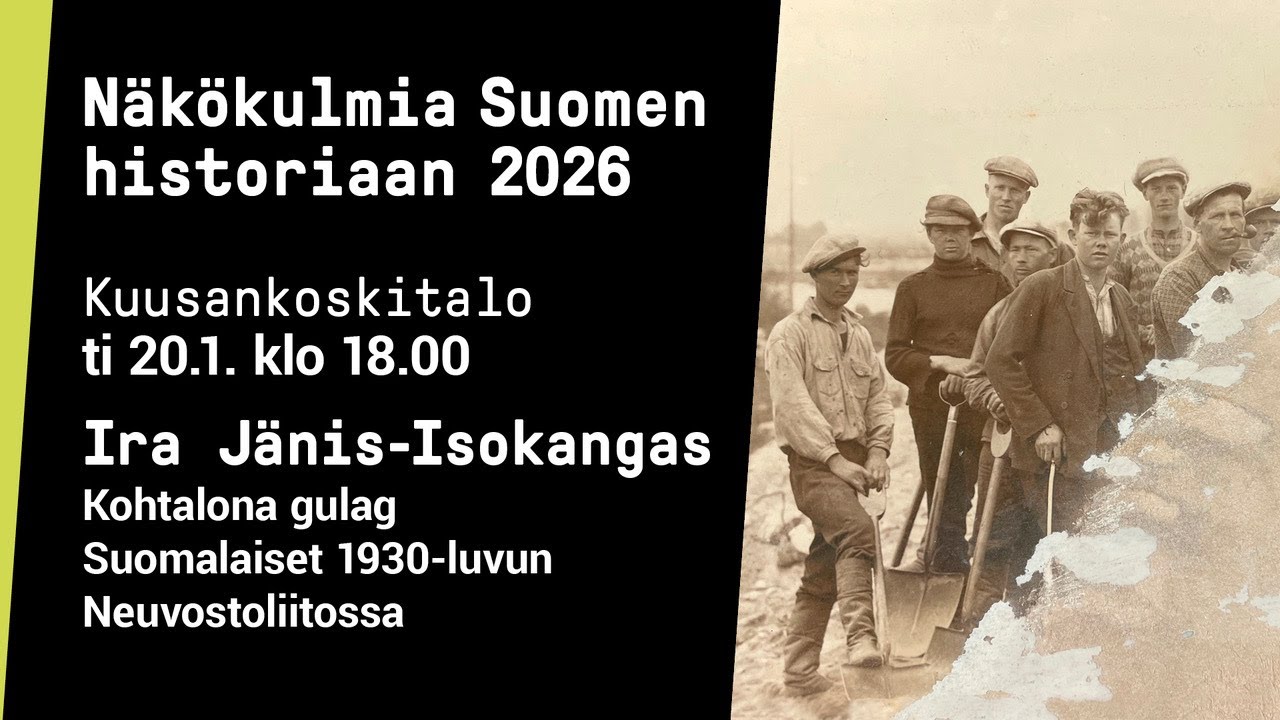 Näkökulmia Suomen historiaan 2026 - Ira Jänis-Isokangas