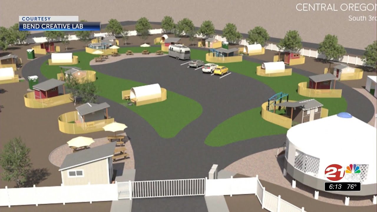 Image concepts for proposed Bend homeless villages created