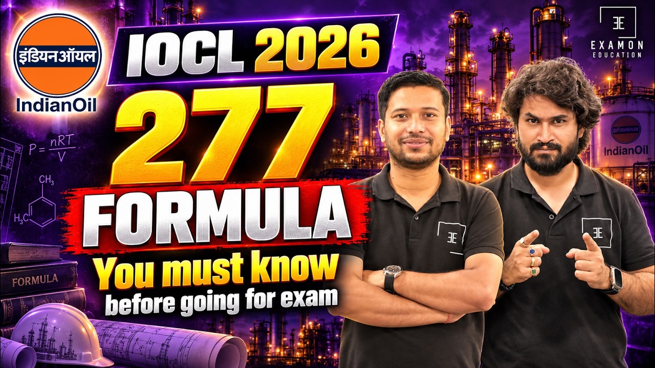 IOCL 2026 🔥 277 Formula You Must Know | IOCL 2026 Mechanical Formula Revision | IOCL 2026