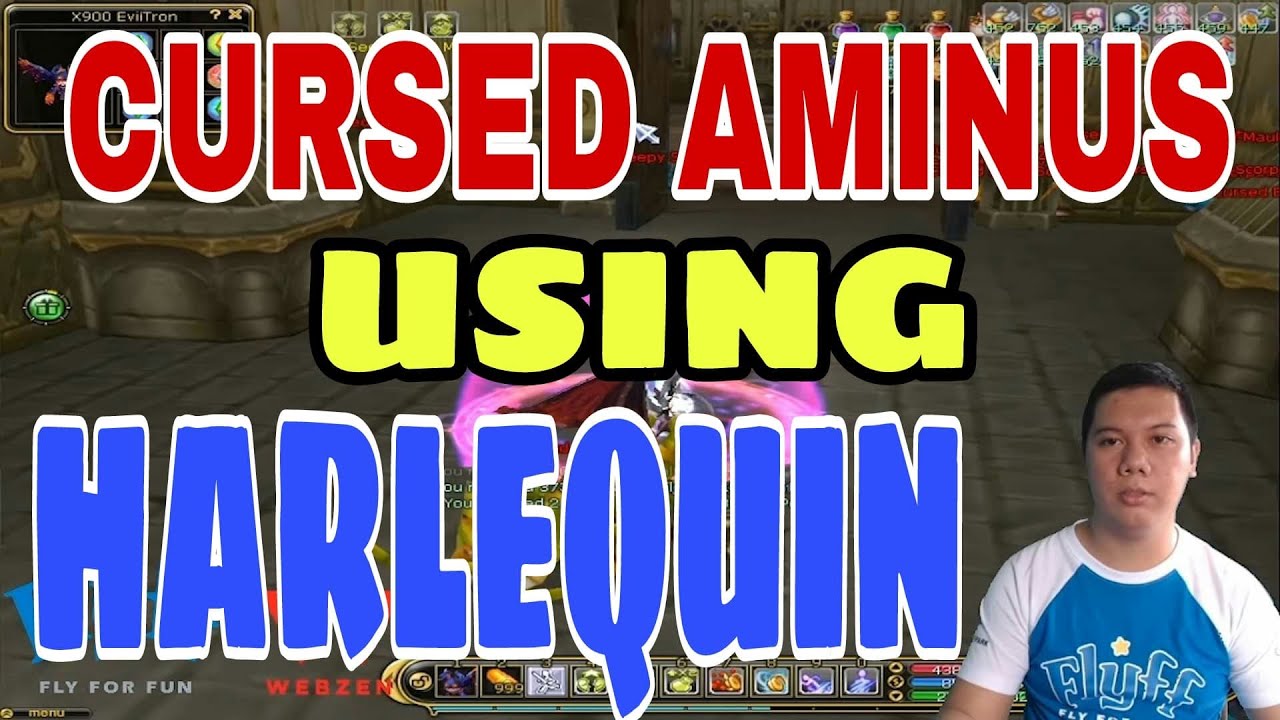 Flyff US - CURSED AMINUS DUNGEON Using HARLEQUIN