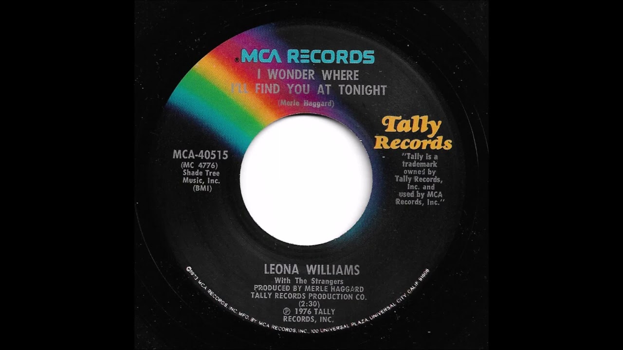 Leona Williams with The Strangers - I Wonder Where I'll Find You At Tonight