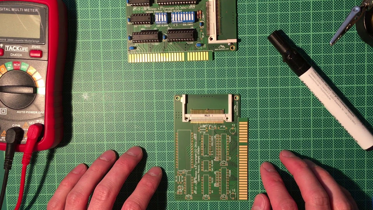 Soldering an SMD CF socket