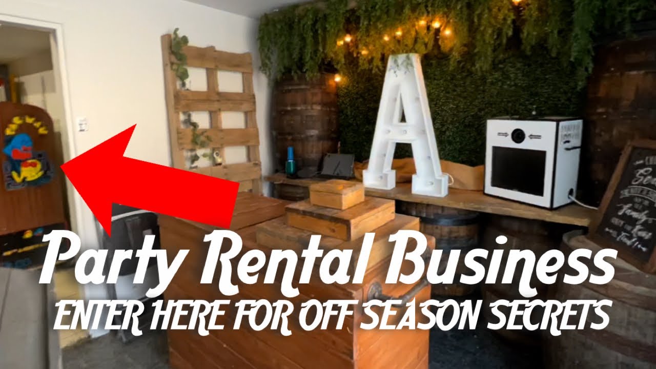 Start A Party Rental Business - The Off Season Event Rental Plan