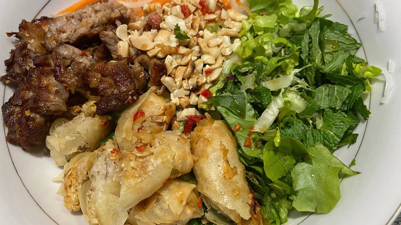 Cách Làm Chả Giò  Chay  Ăn Kèm Bún Thịt Nướng  Thật Tuyệt Luôn