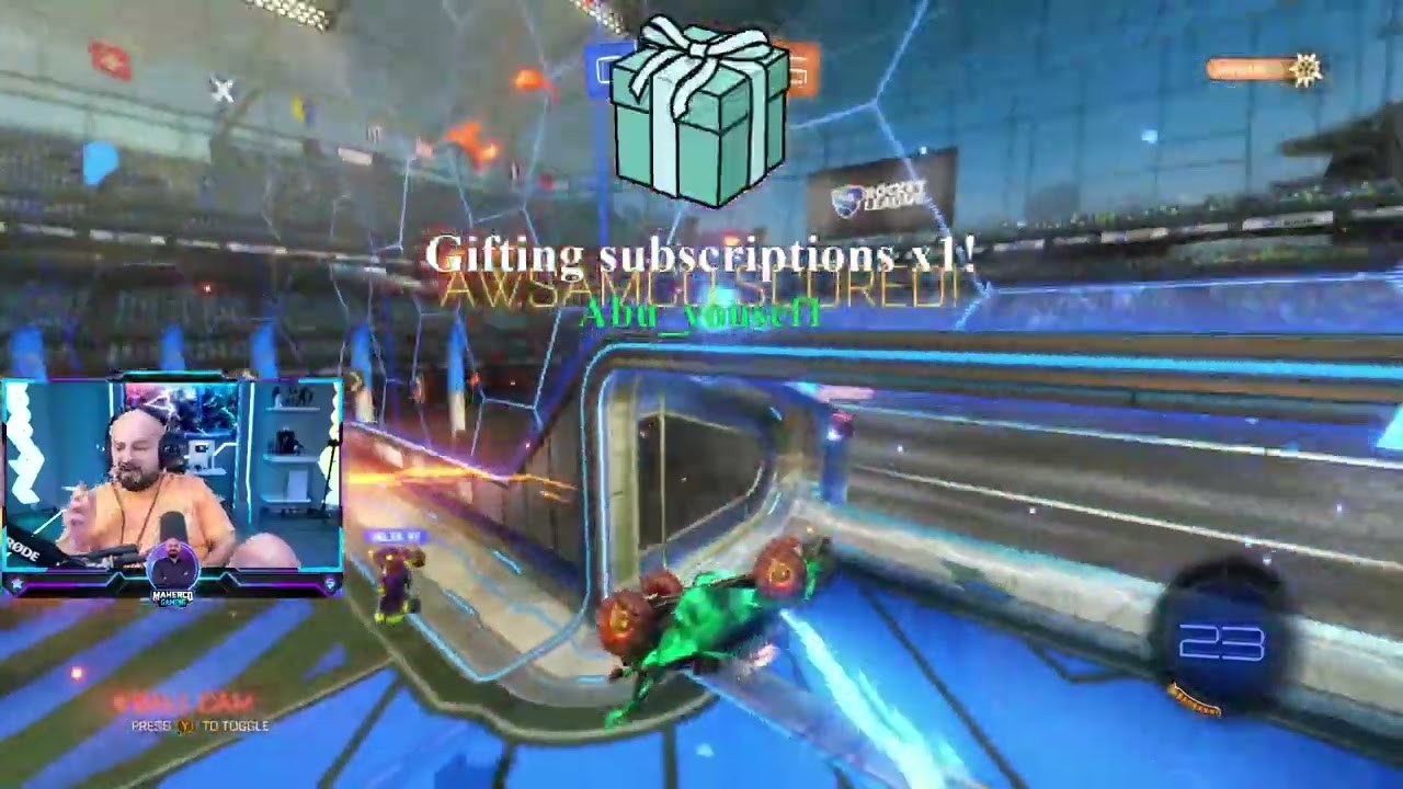 ماهركو وتكريتي تحدي روكيت ليغ ضحك اسطوري😱🔥-rocket league