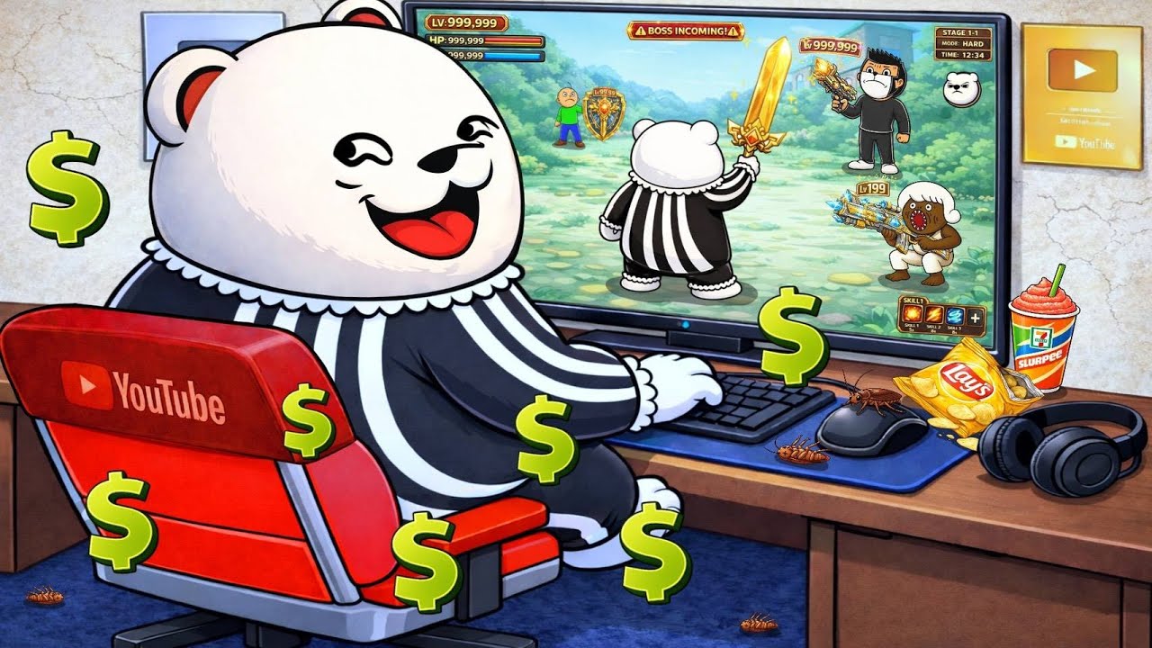 เจ้าหมีทำช่องยูทูบ 🎥 Roblox