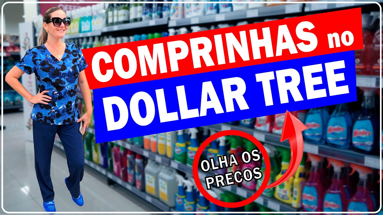 COMPRINHAS no DOLLAR TREE em ORLANDO - Produtos de 1 dólar que eu uso na minha casa!