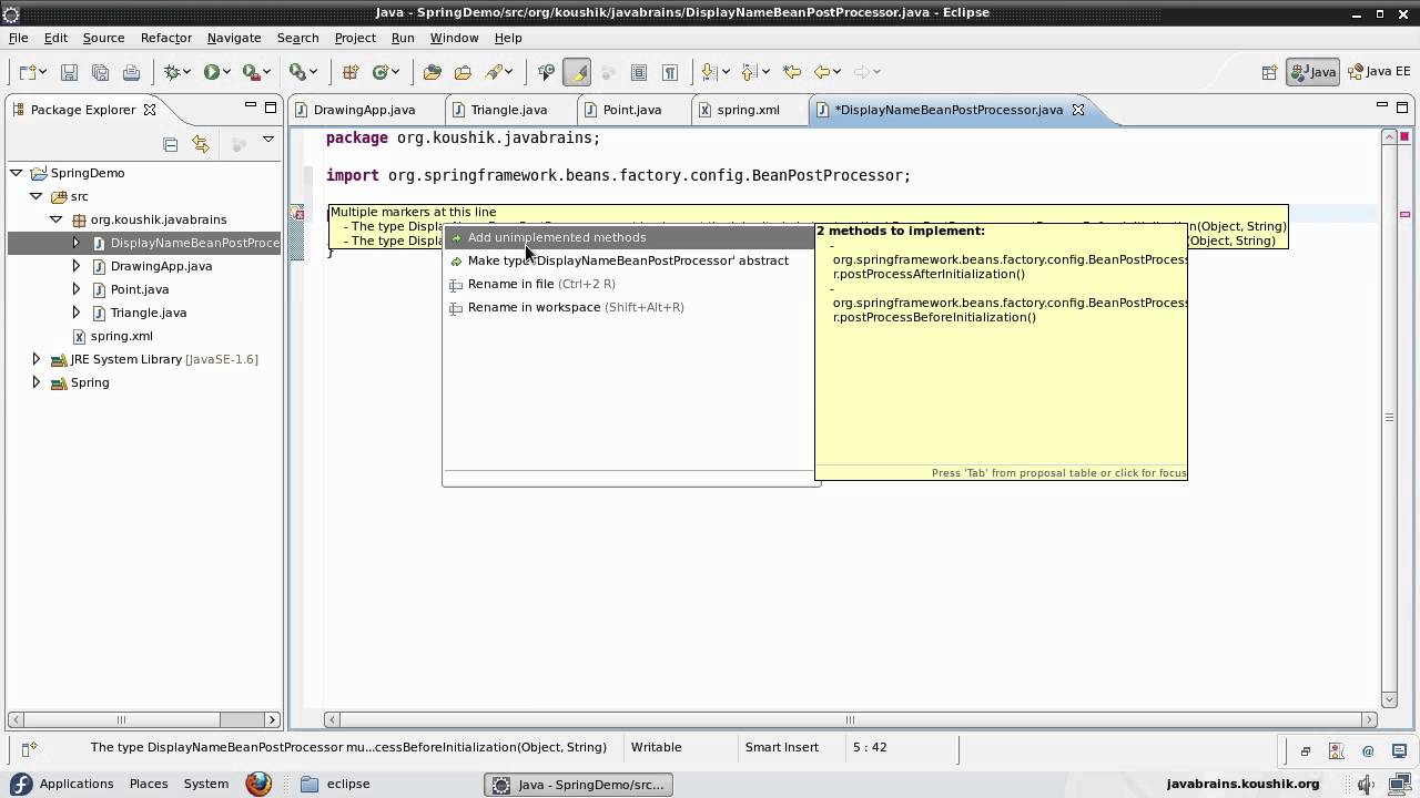 Spring Tutorial 15 - Writing a BeanPostProcessor