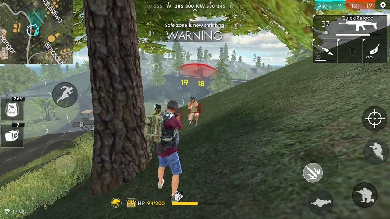 Free Fire Battlegrounds - SCAR, AWM and my lucky number