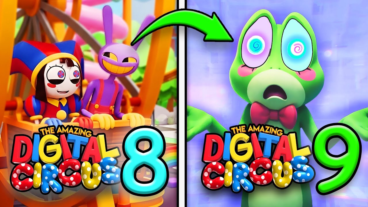 *TODAS LAS FILTRACIONES* de los Episodios 8 y 9 de The Amazing Digital Circus