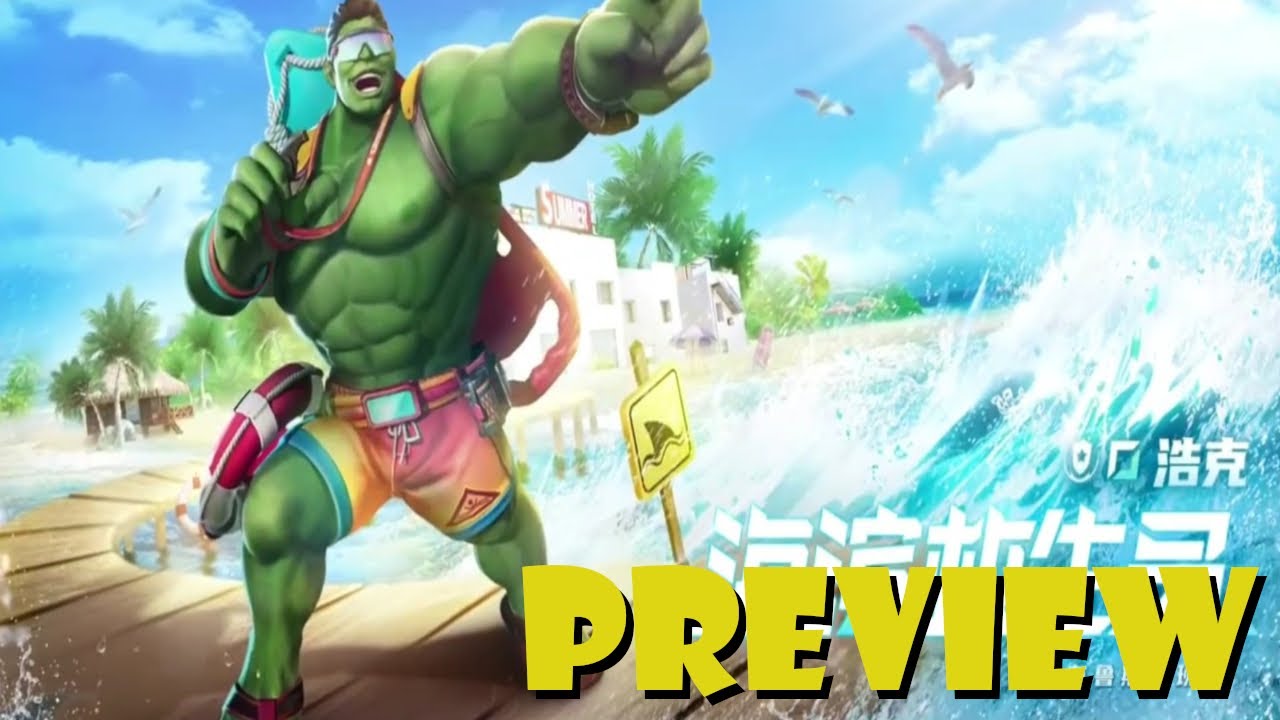 MARVEL Super War: Hulk | Summer Skin | Preview