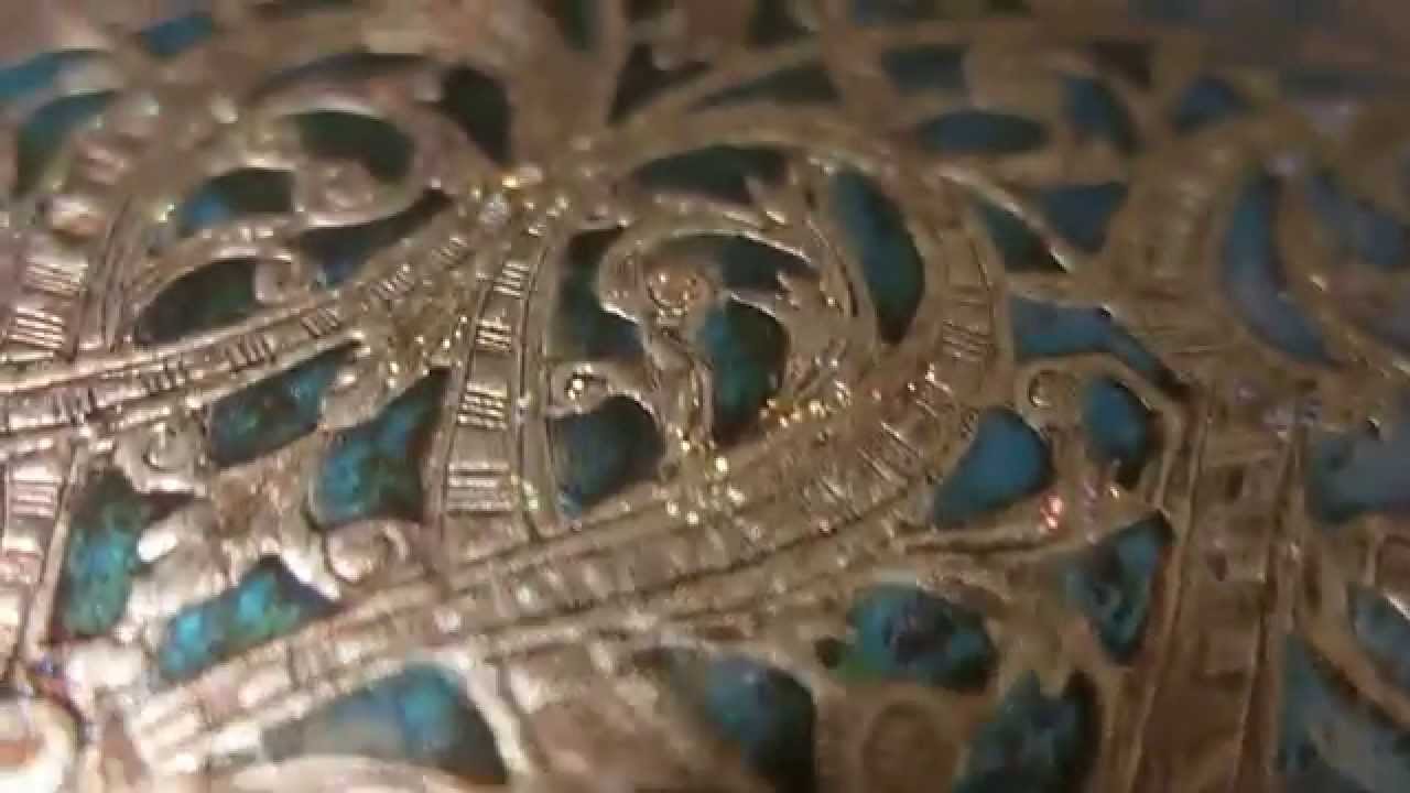 Paperblanks Silver Filigree Maya Blue Journal