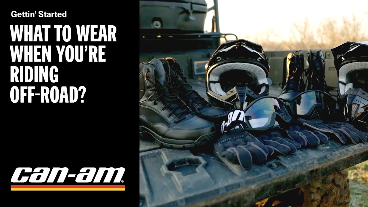 What to wear when you're riding off-road?